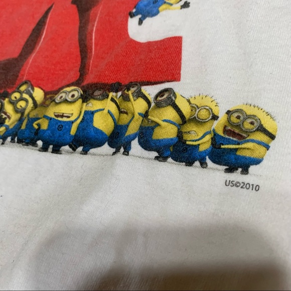Original 2010 sz Large Despicable Me Promo Minion Shirt - Picture 3 of 6
